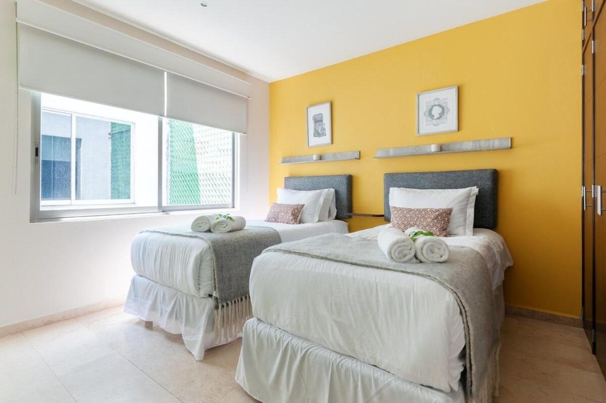 Urban Classic Cdmx 2bd 4pax// Centrico Con Balcon Apartamento