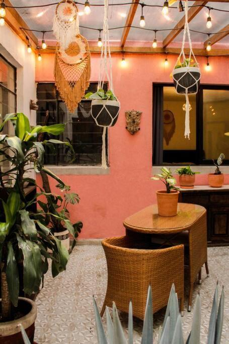 New Mex Inspired Bo-ho Chic With Private Patio And Roof Terrace Apartment Mexico City