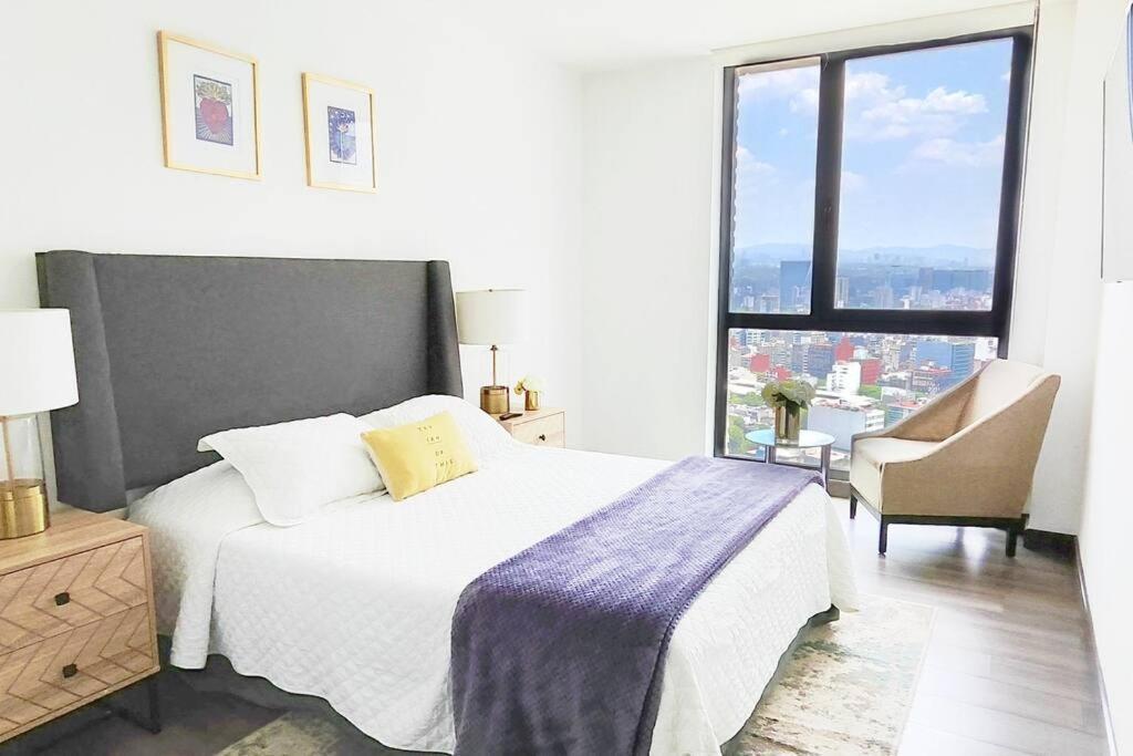 Apartamento Emilia Maiahome-2bd Amazing View In Polanco -pool Gym
