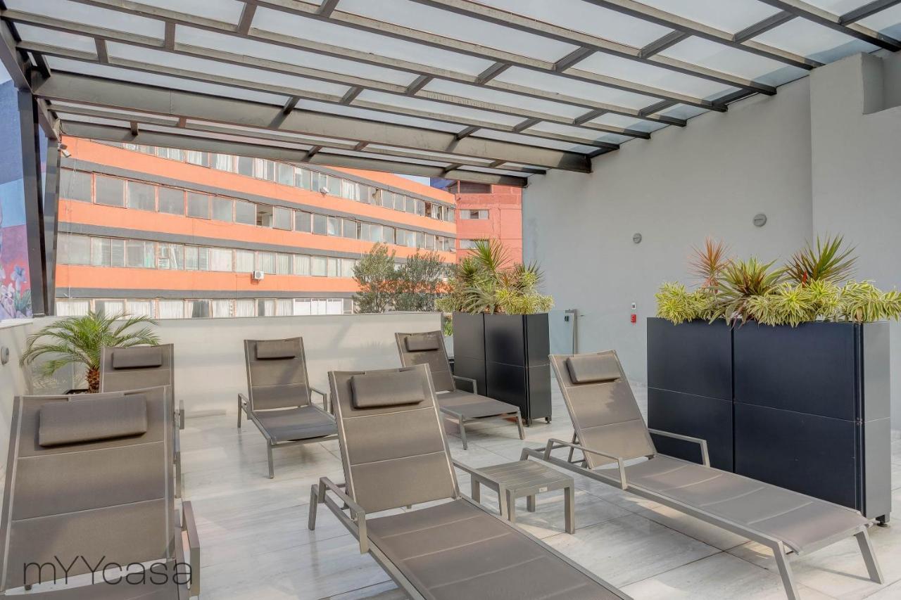 Apartamento Private Balcony Infinity Pool & Rooftop In La Roma - Queretaro *