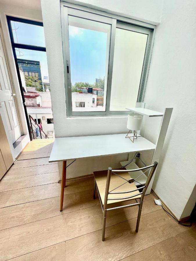 Apartamento C30-7 Iluminado Departamento Con Terraza México DF
