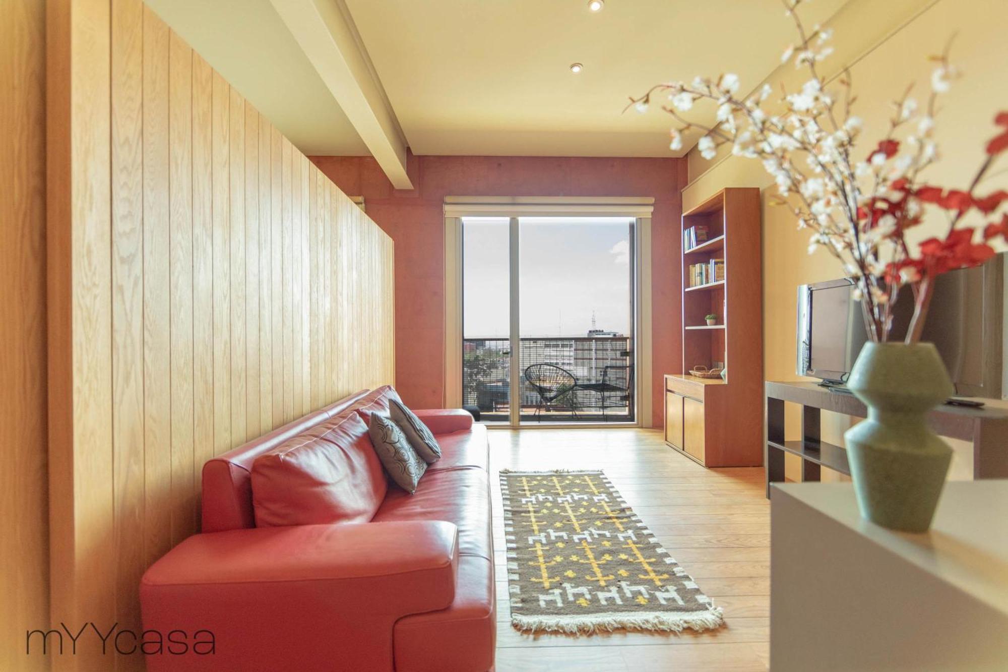 Apartment Comfy Loft Near Bellas Artes With Pool, Gym & Views - Reforma 27