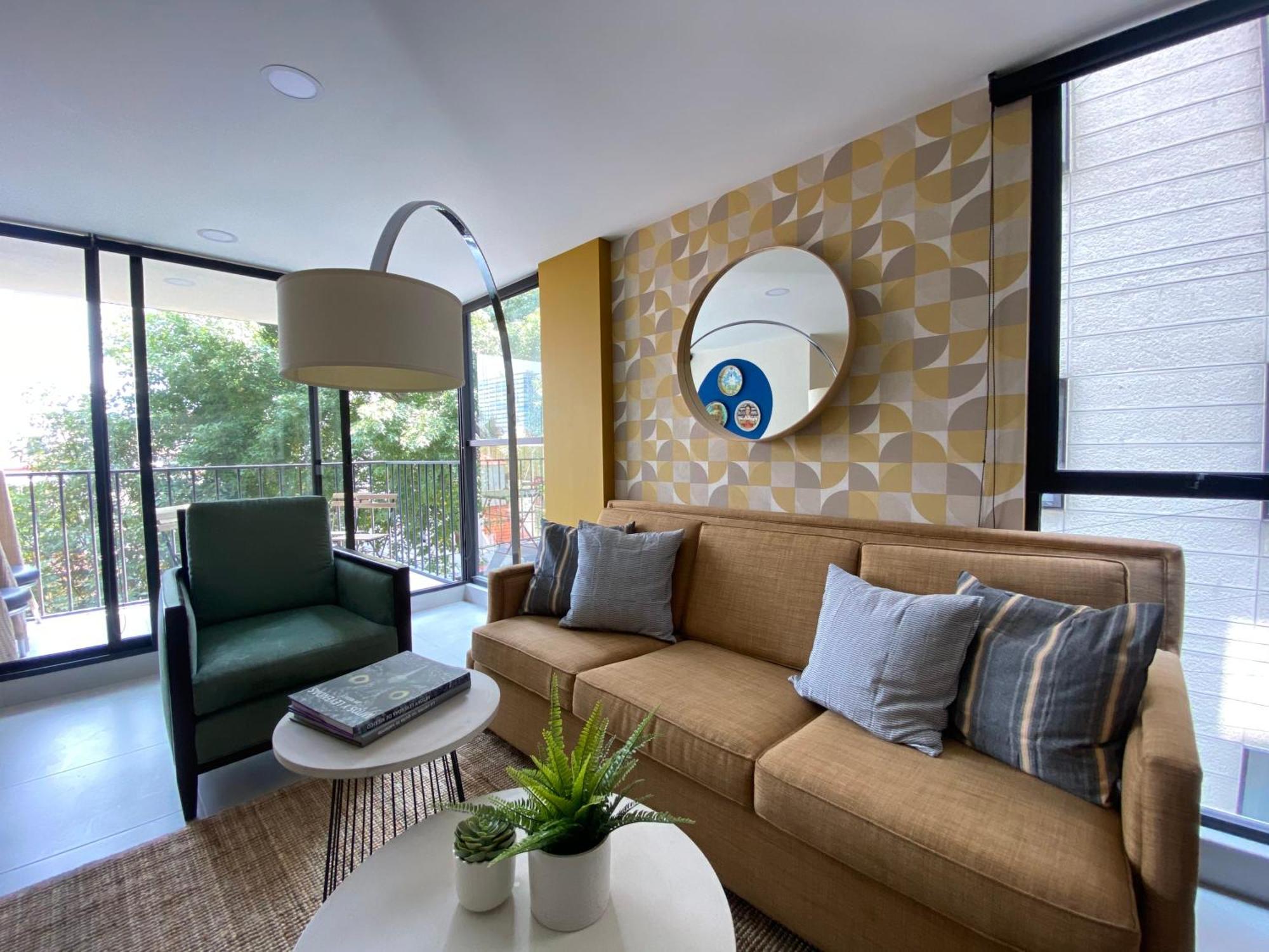 Terraza Gran Vista Pegado A La Condesa 2br Pensão