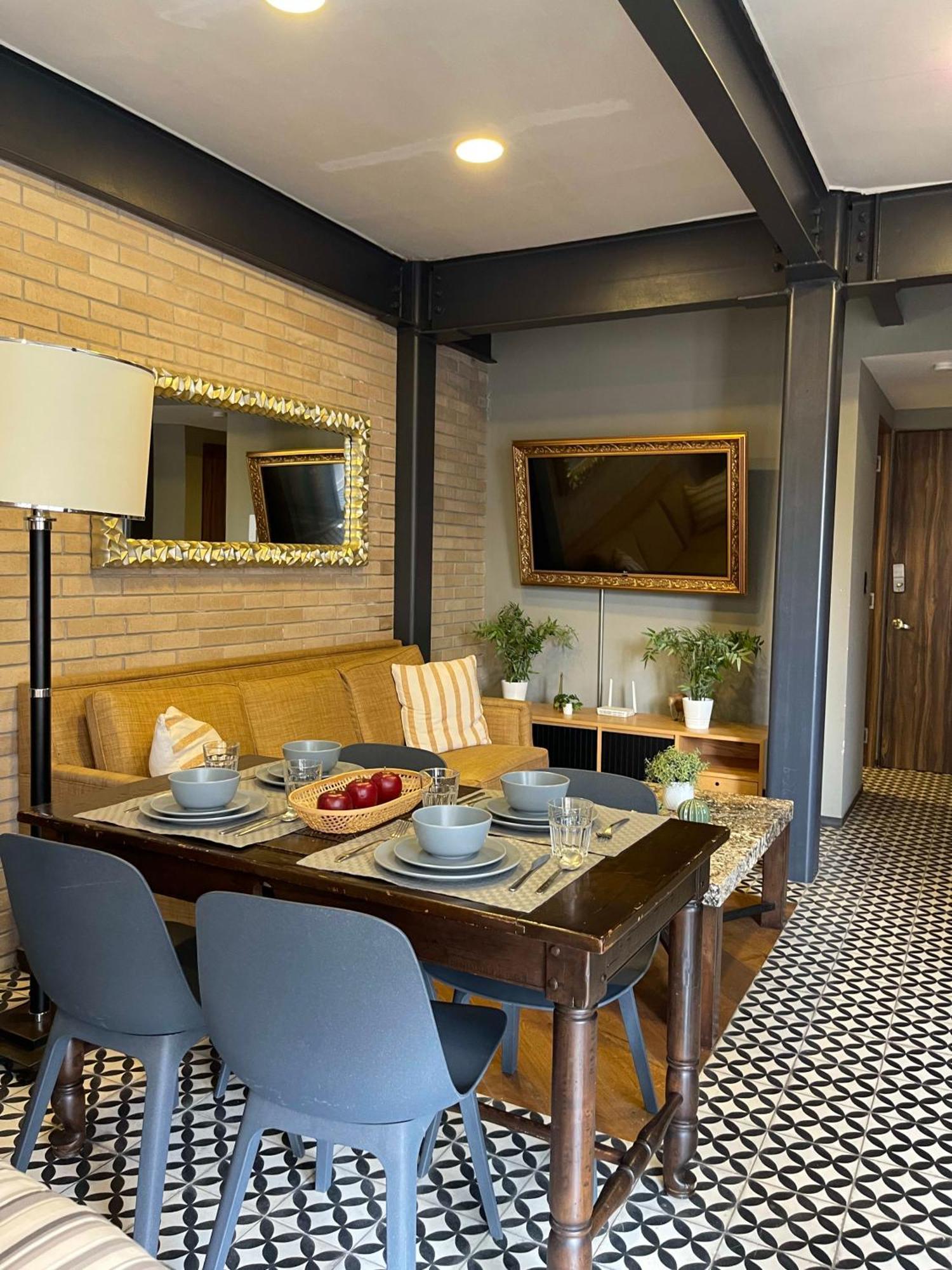 Apartamento Increible Loft En La Condesa Cama King Size México DF