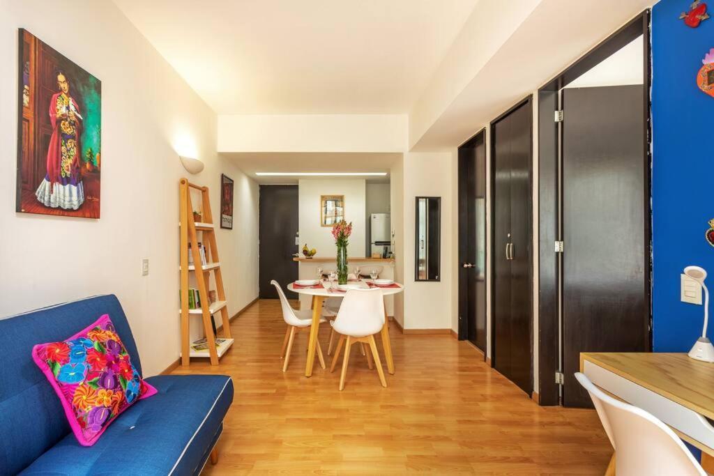 Interior, Silencioso, Vigilancia P8, 1r, 1b, 810 Apartamento Cidade do México
