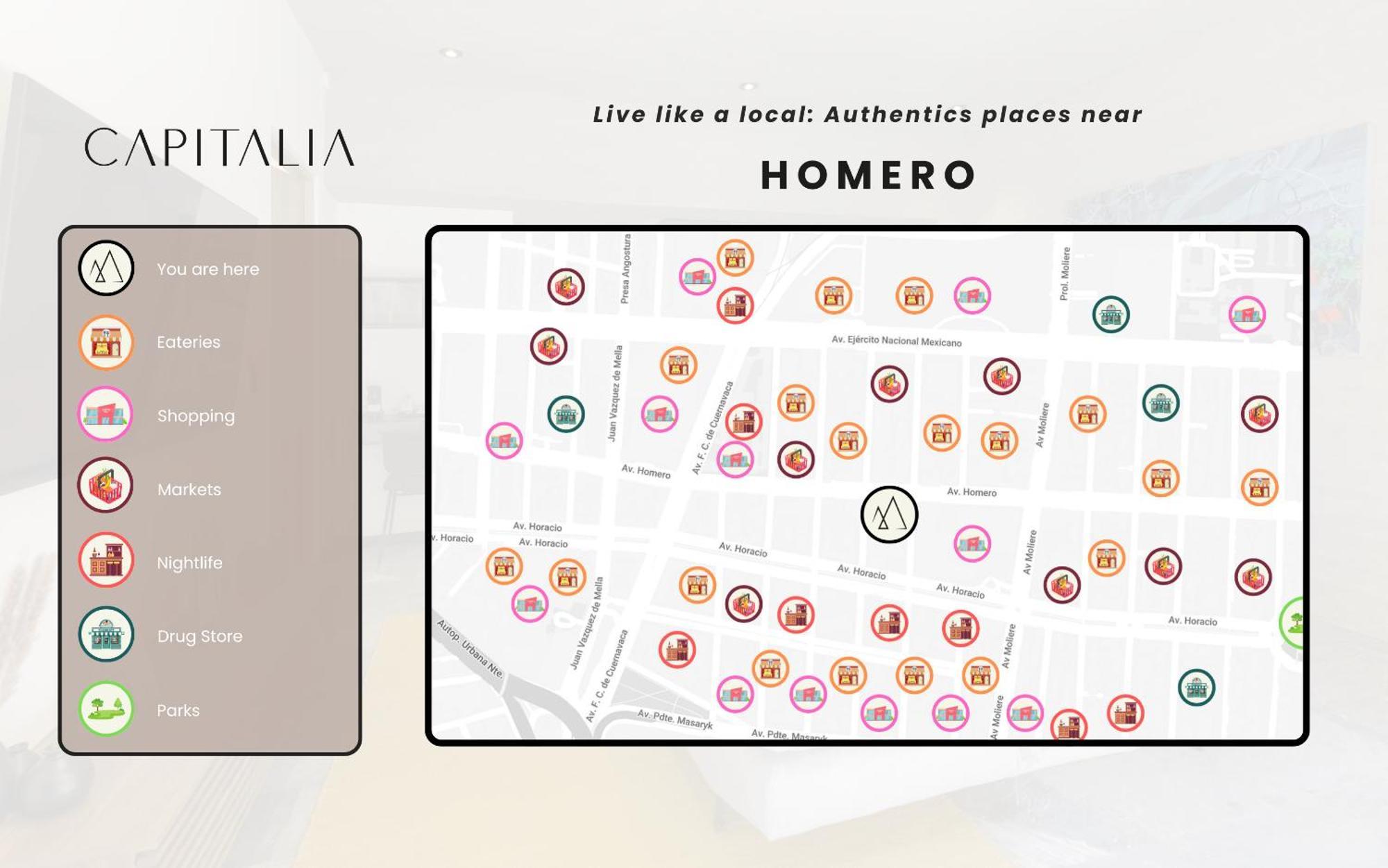 Capitalia - Luxury - Homero * Mexico City