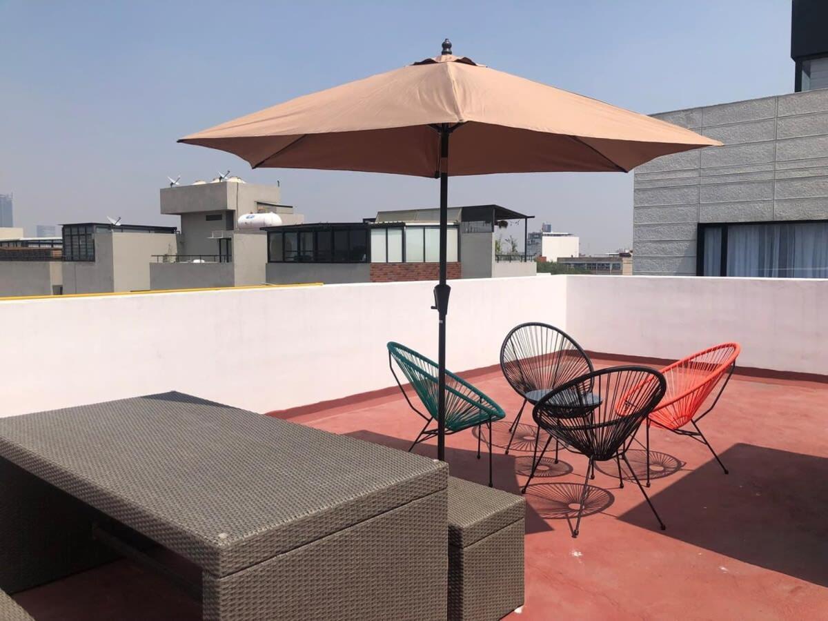 Increible Roof Top Con Gran Vista A La Condesa