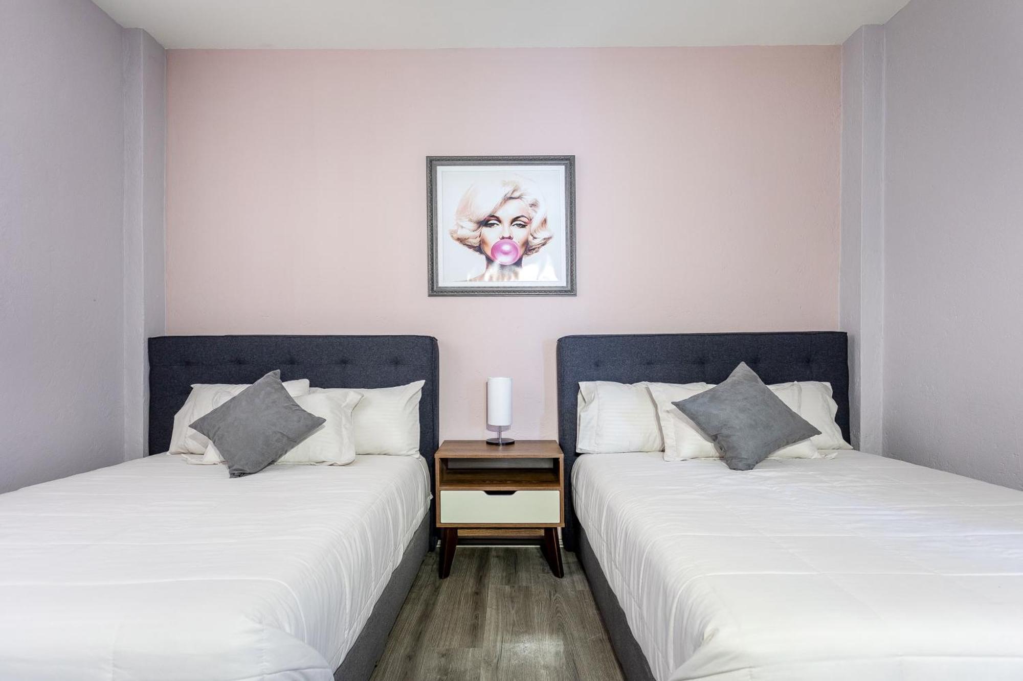 Roma Norte 2br - Parking Sleeps 6 -great Wifi Apartamento *