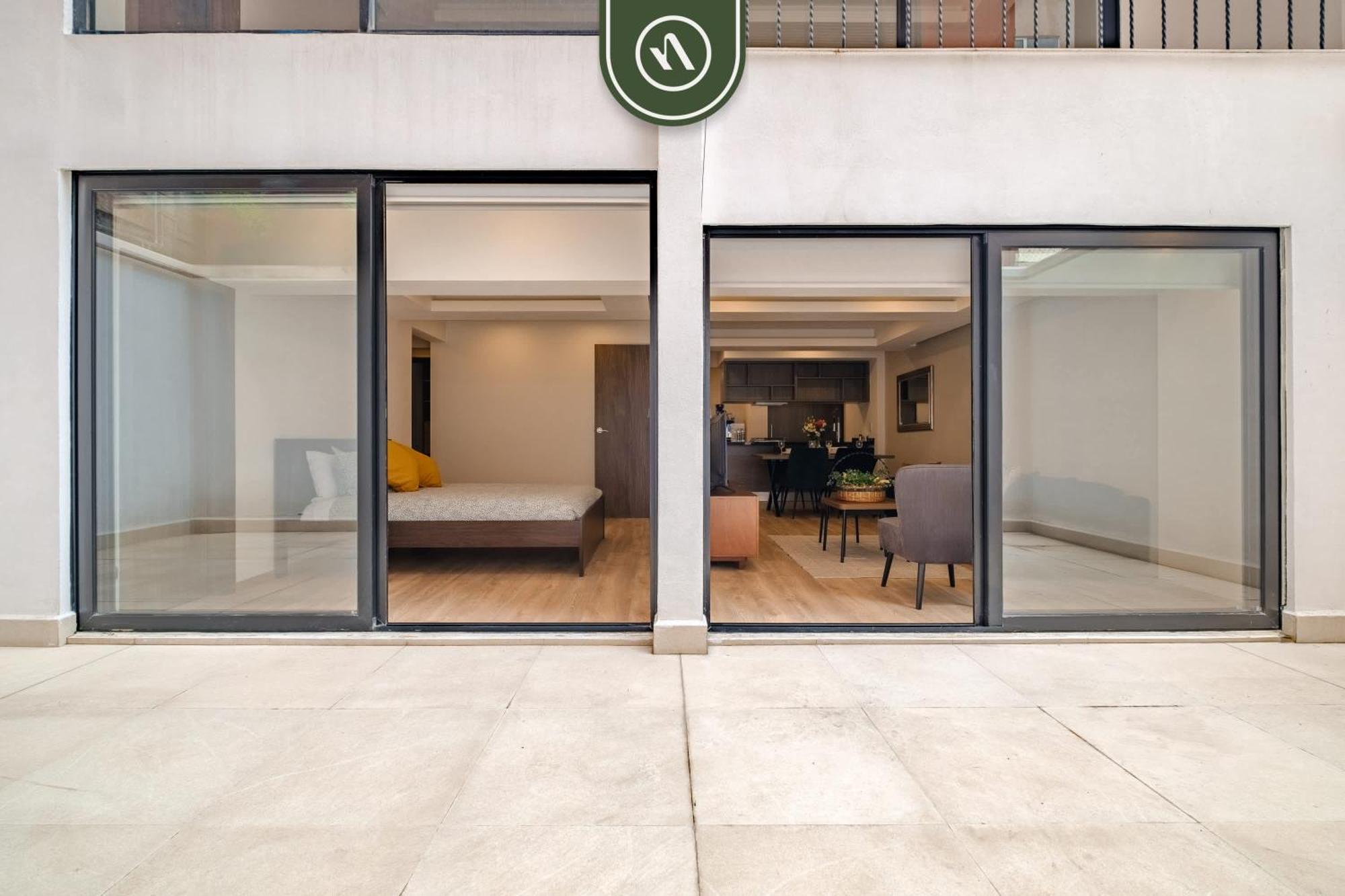 Amazing 2 Bedroom With Private Patio In Reforma Apartamento *