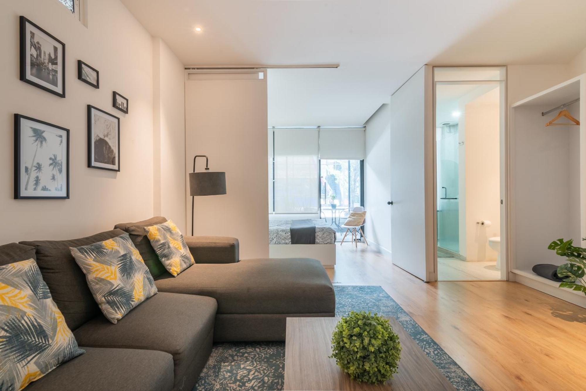 Stylish Quiet Studio, Smart Tv, Six Flags 1k México DF