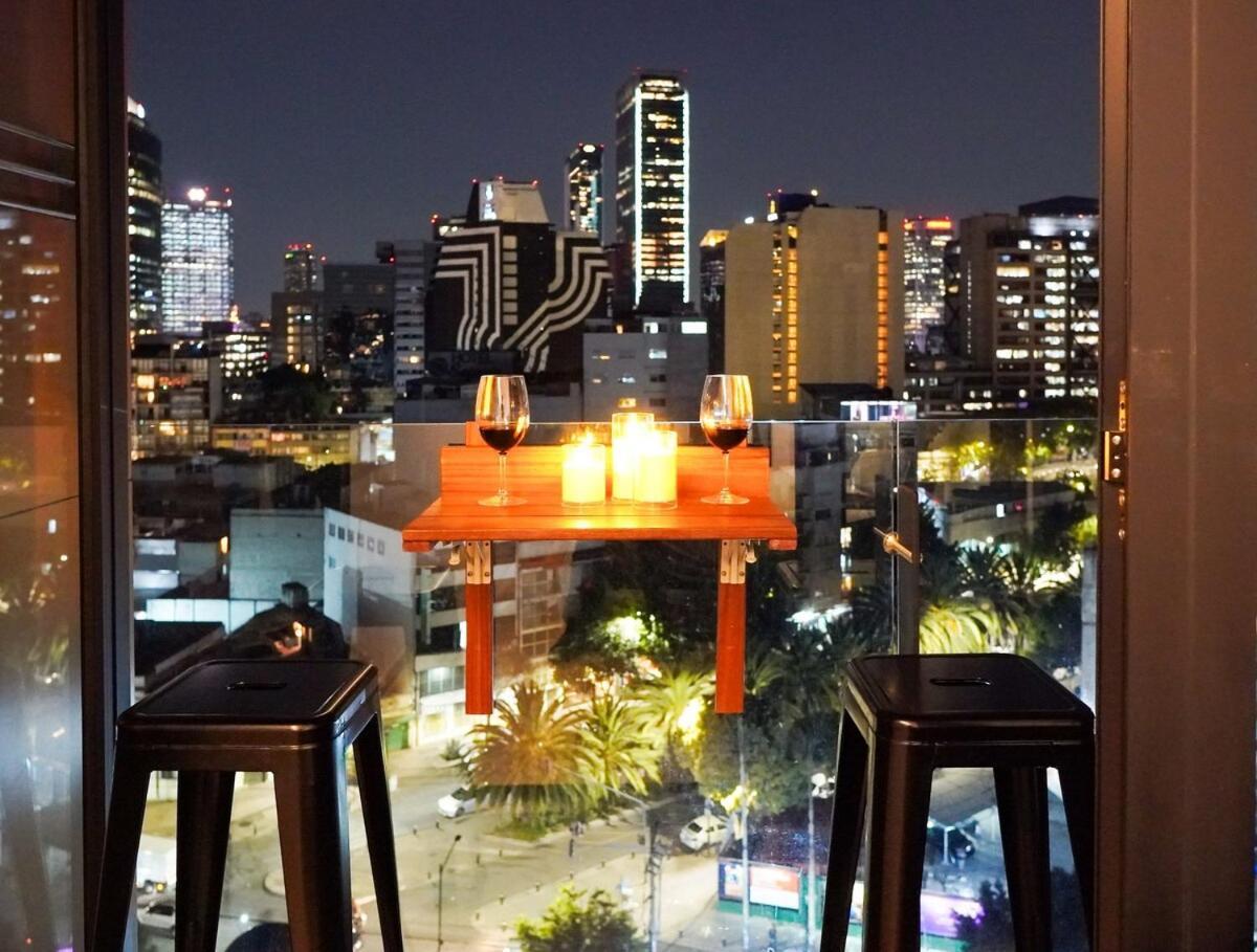 Loft -skyline View- Rooftop Pool, Gym, Bbq & Cidade do México