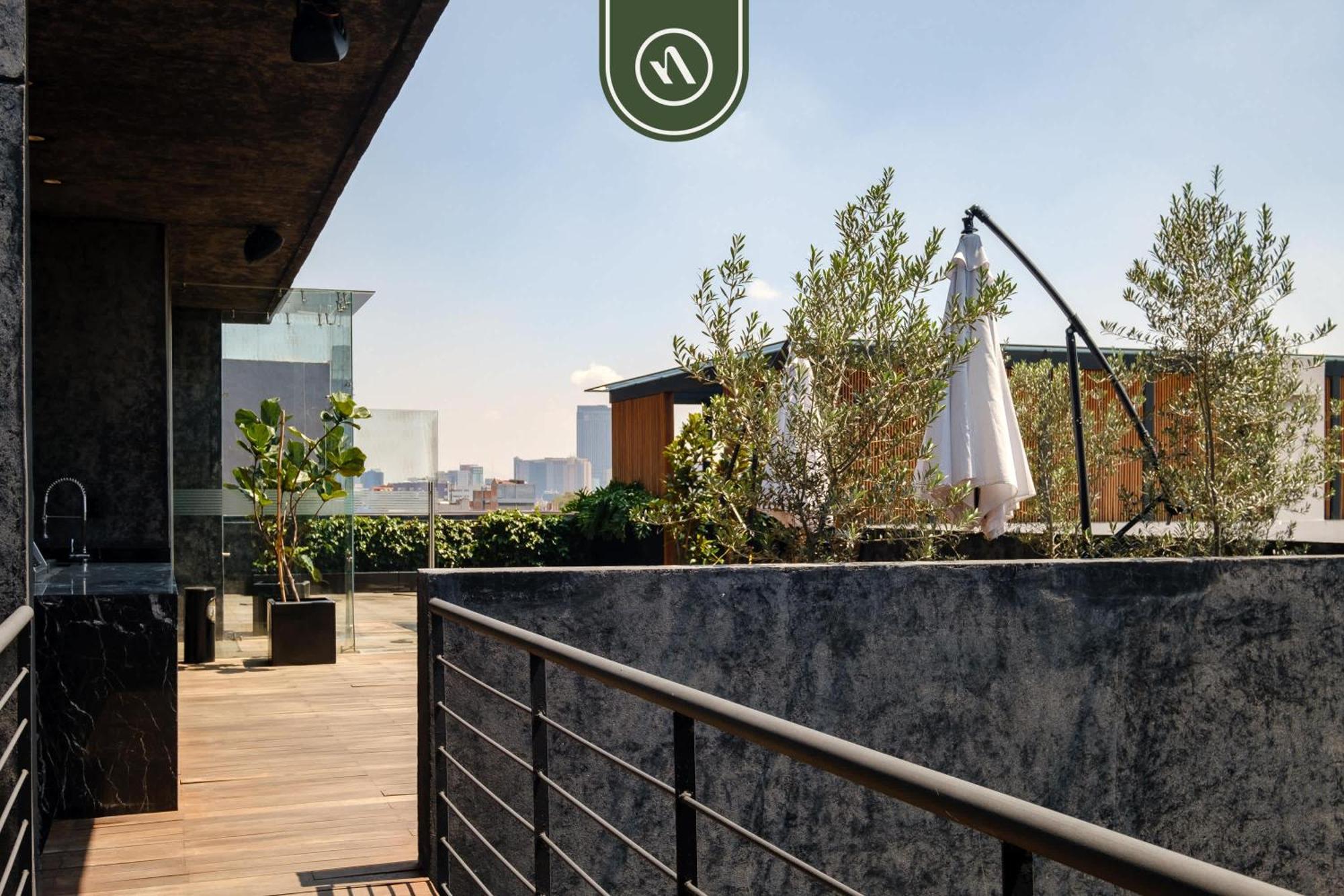 Apartamento Centric 2 Bedroom - Gym - Open Air Cinema México DF