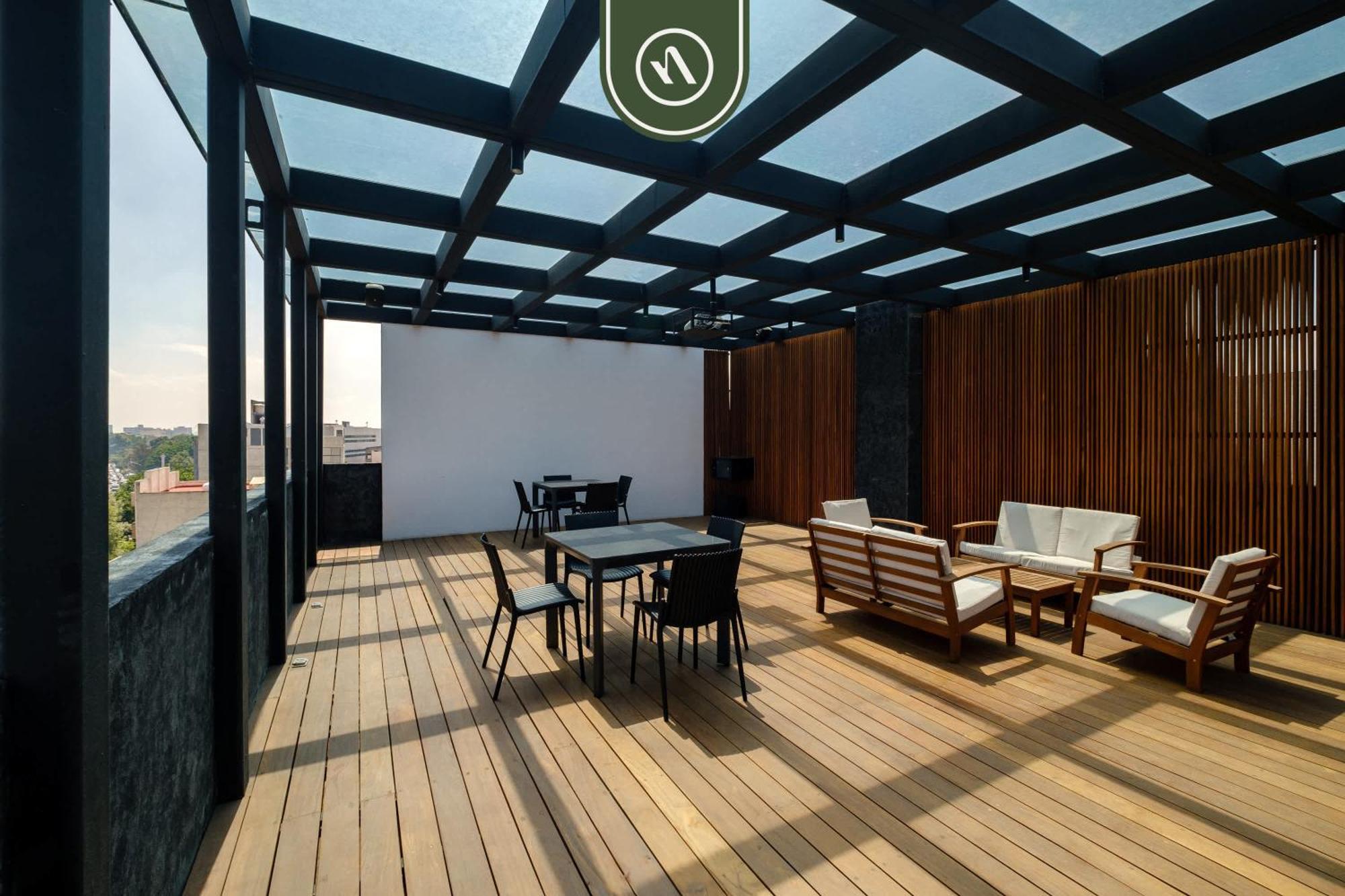 Apartamento Centric 2 Bedroom - Gym - Open Air Cinema México DF