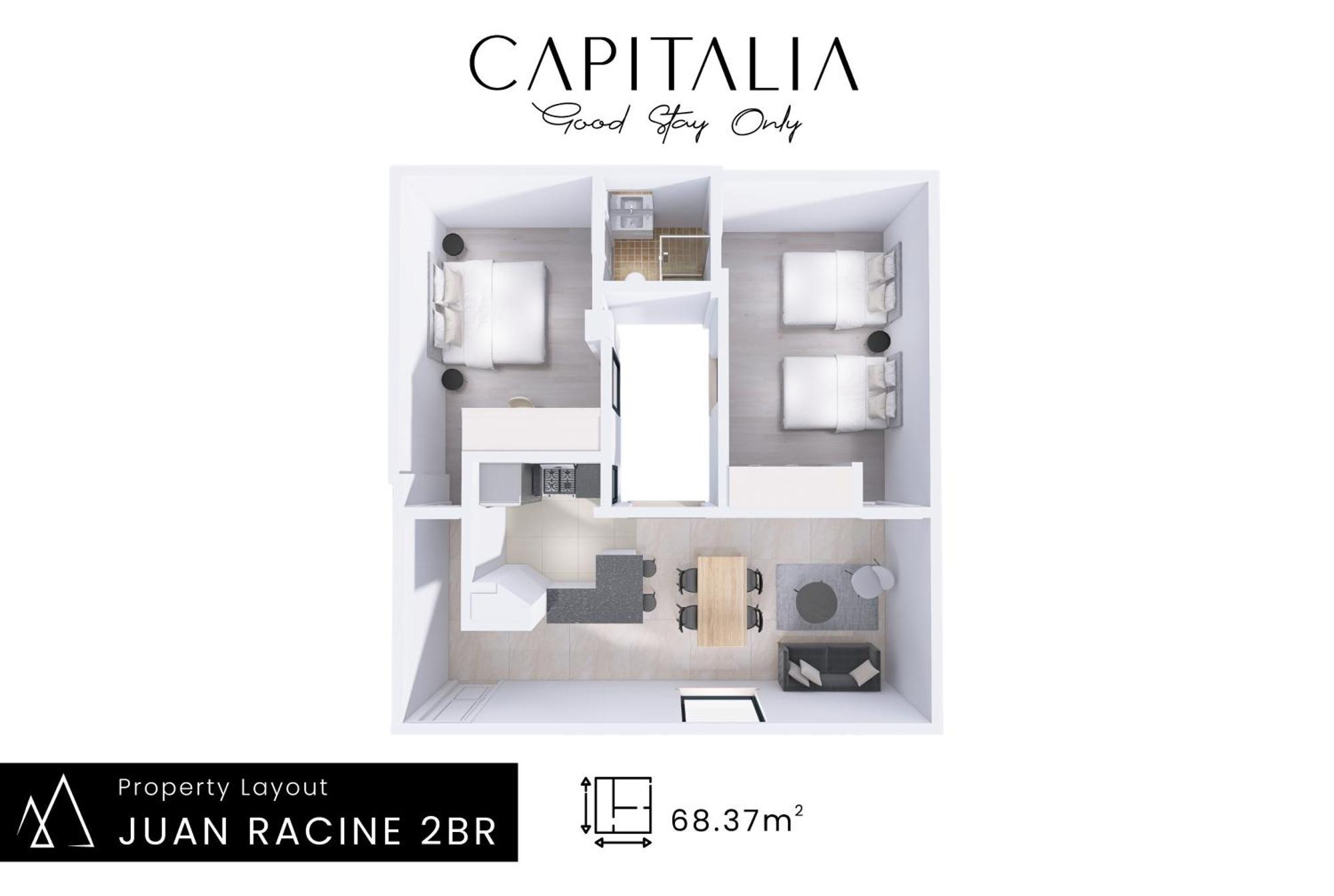 Apartment Capitalia - - Juan Racine Mexico City