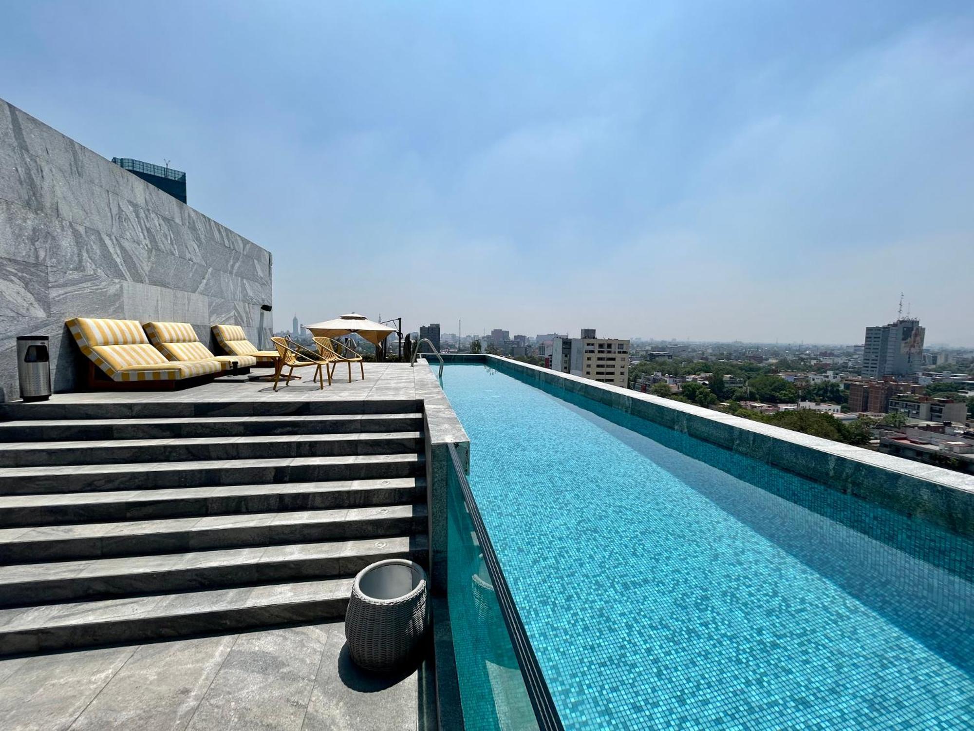 Roma Norte Pool, Gym, Rooftop, Coworking & Balcony *