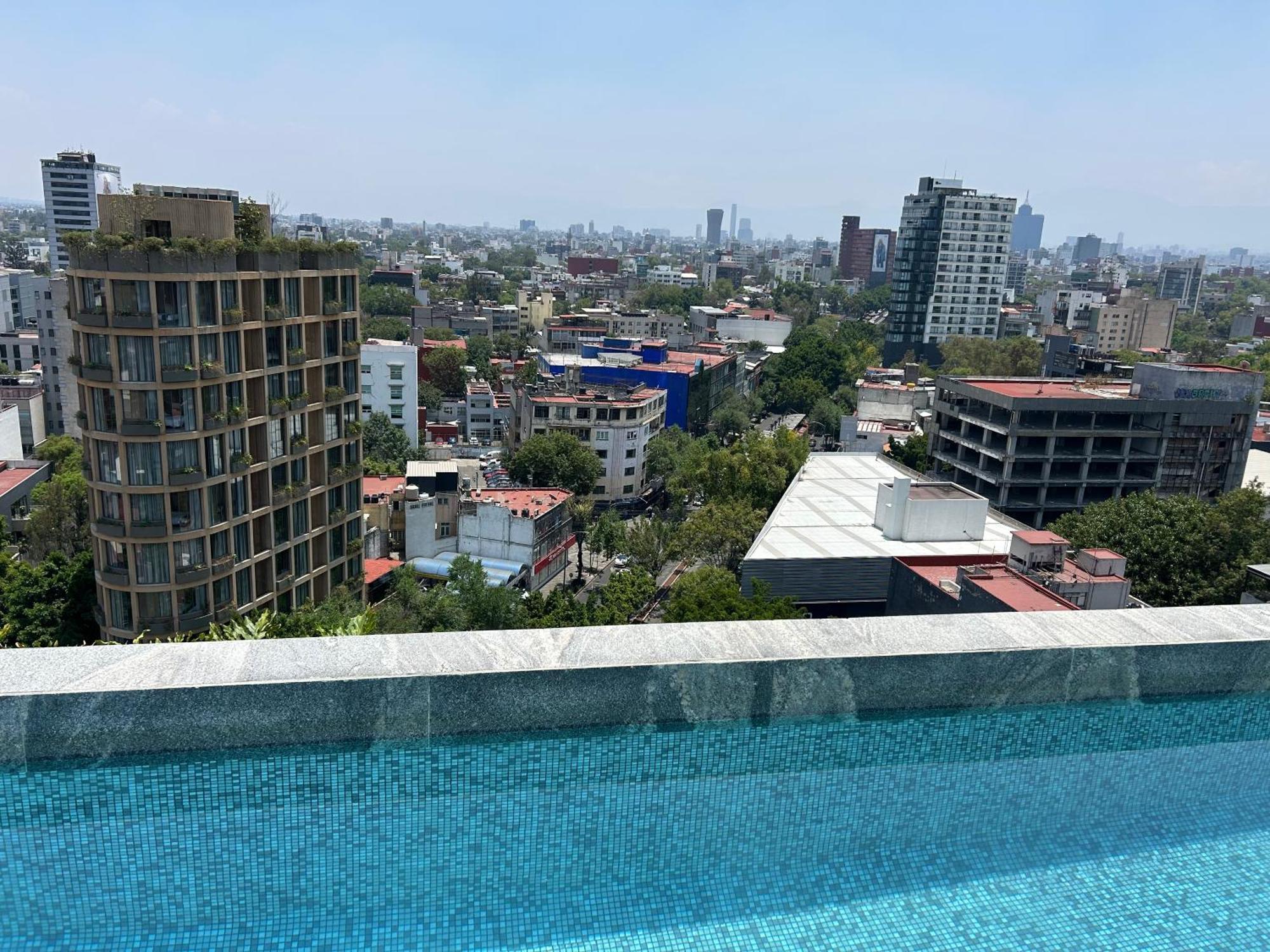 Roma Norte Pool, Gym, Rooftop, Coworking & Balcony