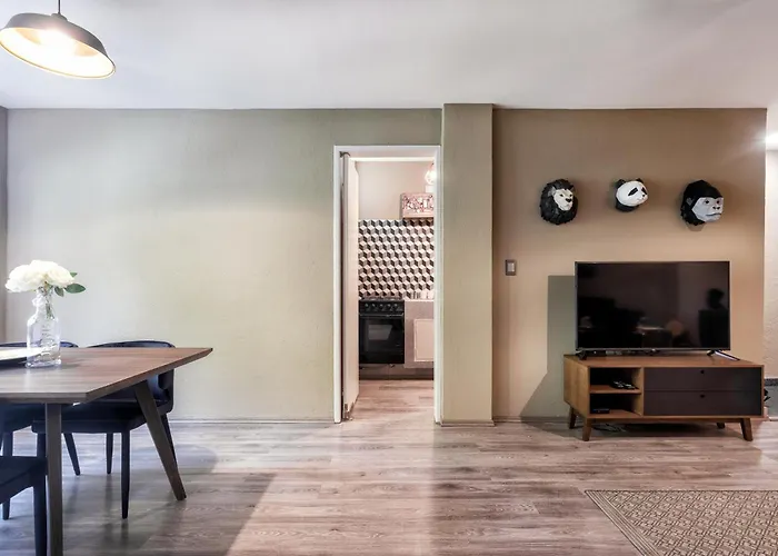 Urban Comfort In Roma Norte - Laundry- Fast Wifi-