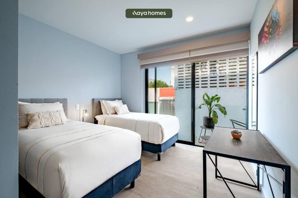 Amazing 2br In Roma Norte - Yoga Apartamento *