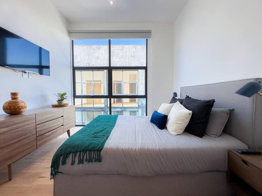 Apartamento Depto Roma Nte, Rooftop Grill+gym, 2 Bed, Shops *