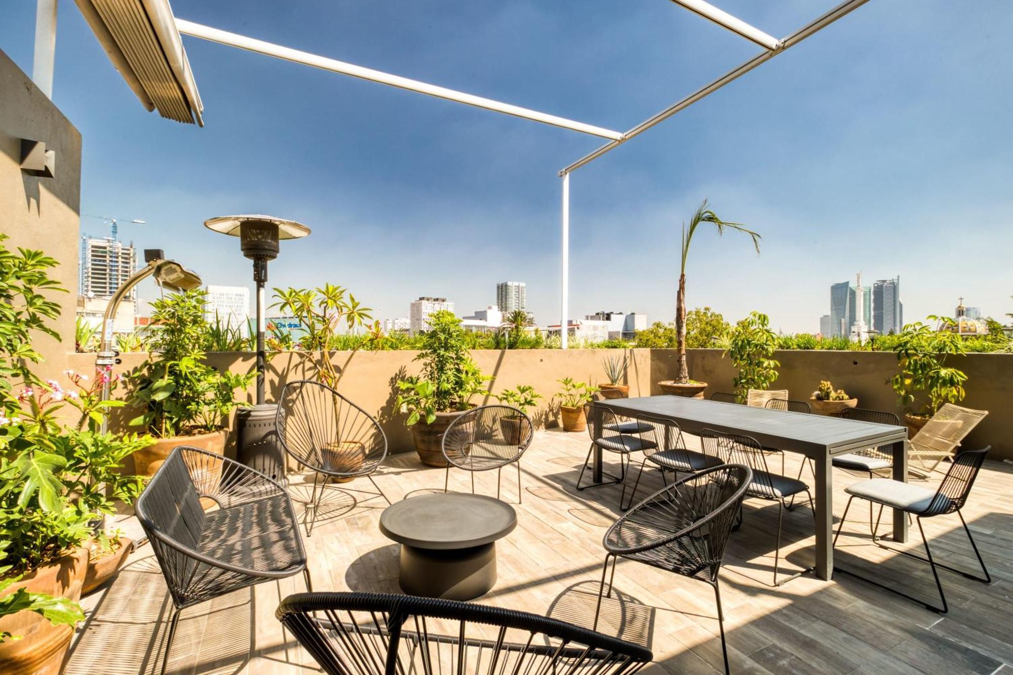Chic Ph Haven With Rooftop, Condesa 2br By Tasman Сasa de vacaciones *