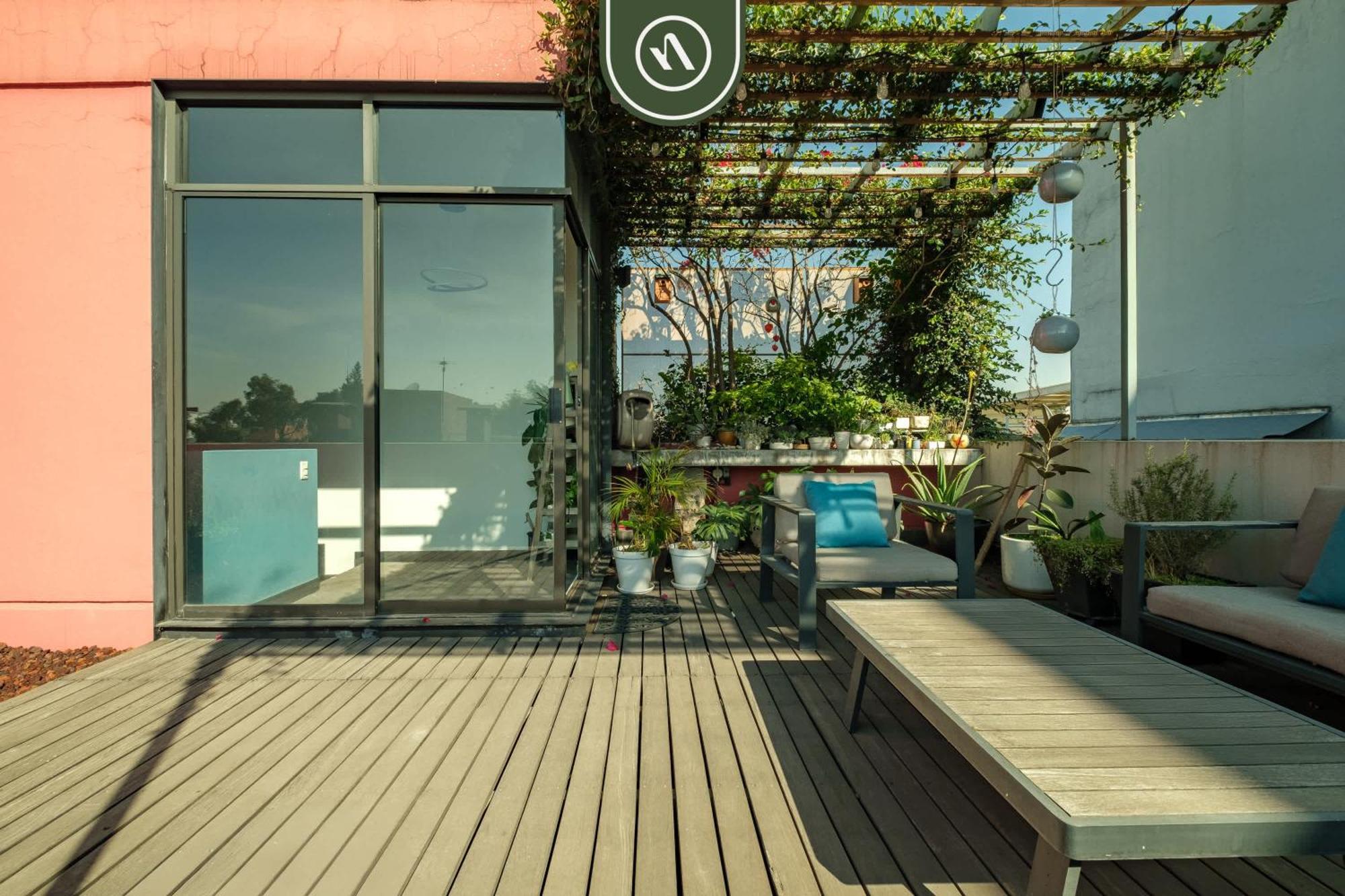 2 Bedroom Penthouse In Roma - Private Rooftop Garden Mexico City