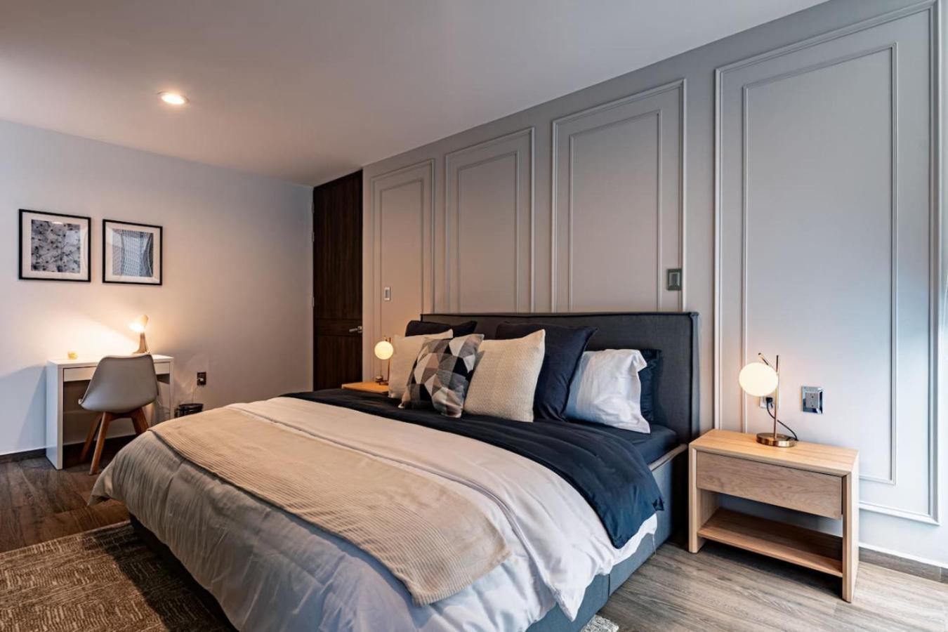 Stylish Urban Retreat With Balcony And Coworking Space * México DF